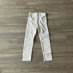 Zara White Skinny Jeans